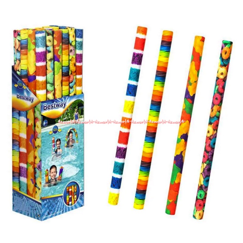 Bestway Sugarcoated Pool Noodles Aqua Bones Tiang Panjang Untuk Berenang Motif Renang Best Way Swim