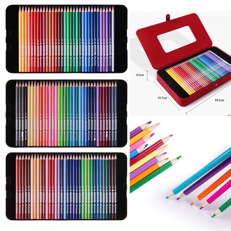 mobee color pencil 100pcs pensil warna 100 warna