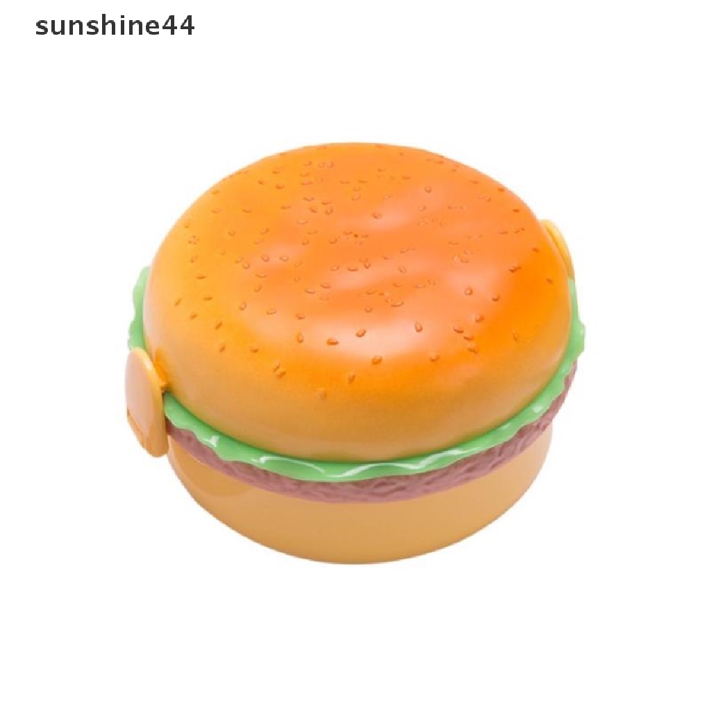 Sunshine Kotak Bekal Bento Bentuk Hamburger Kreatif Untuk Anak