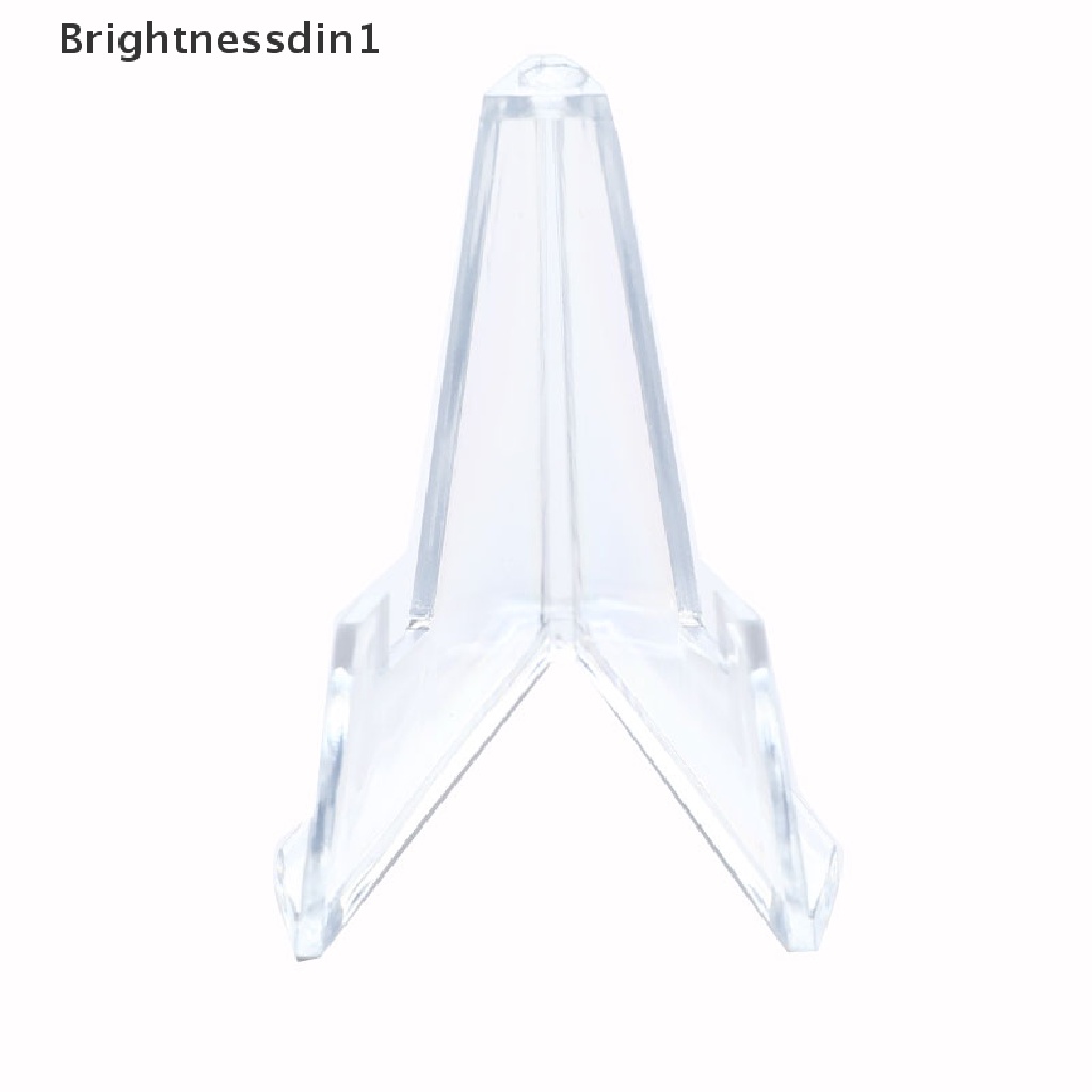 1 Pc Stand Holder Display Kartu Bahan Akrilik Untuk Koleksi Koin Lencana Medali