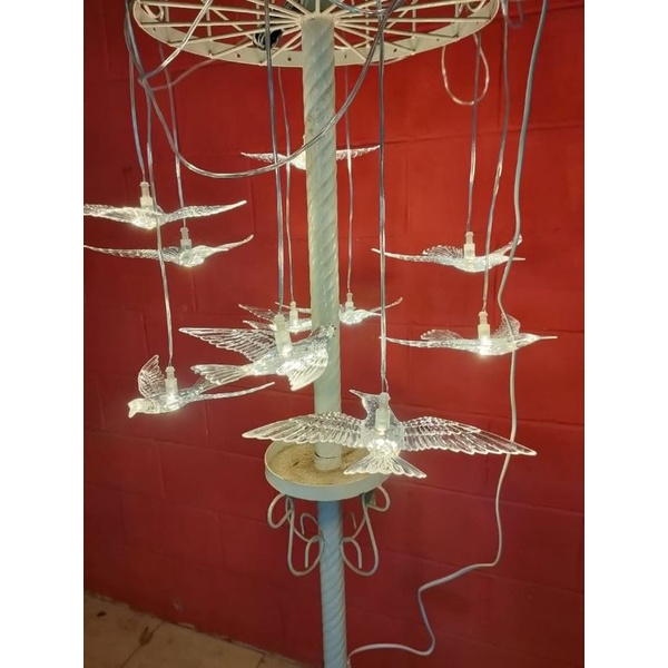 lampu hias dekorasi pesta motiv burung