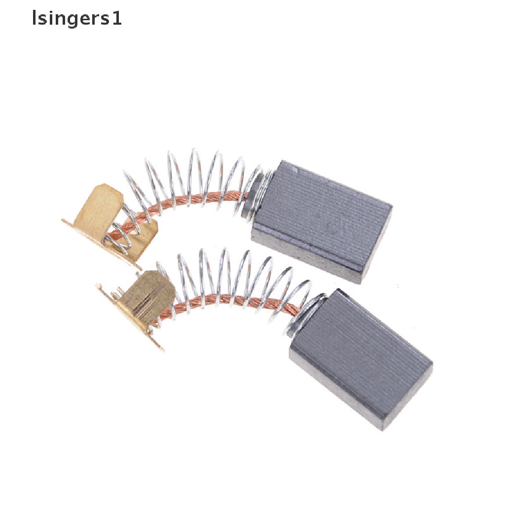 (lsingers1) 2pcs / Set Brush Karbon Pengganti 15x10 X 6mm Untuk Motor Elektrik