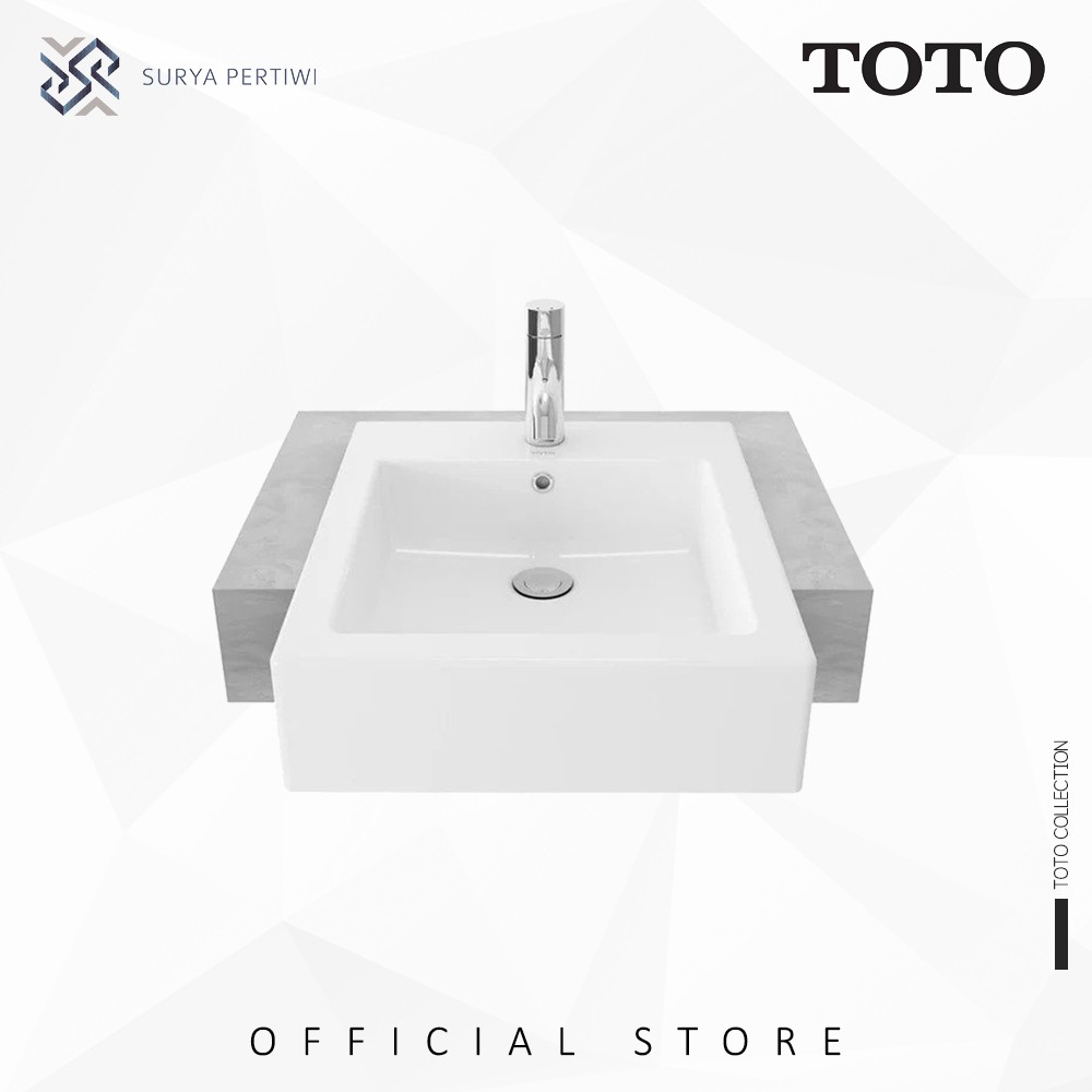  TOTO  LW642CJ SET Counter Lavatory Wastafel TOTO  SET 