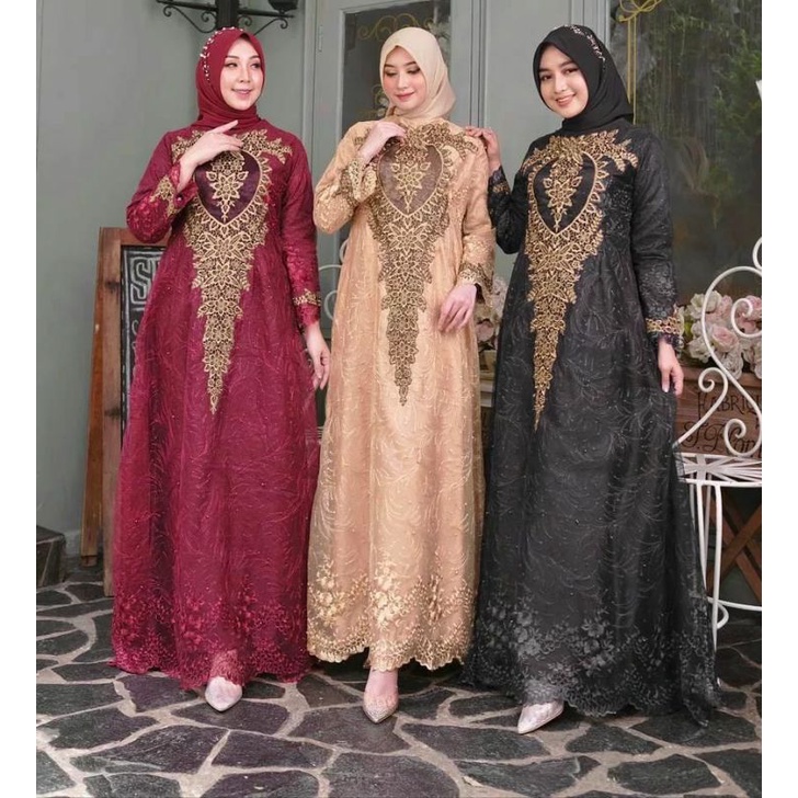 GAMIS BROKAT TILE BORDIR TEMPEL PREMIUM