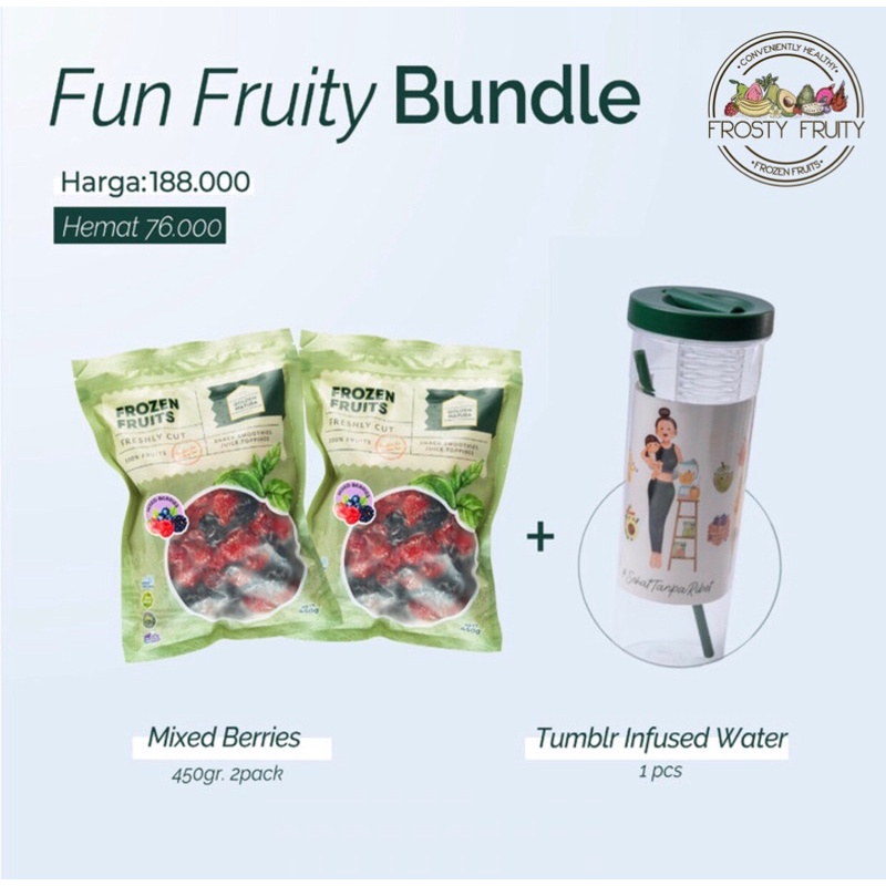 

FUN FRUITY BUNDLE - FROSTY FRUITY PREMIUM FROZEN FRUITS