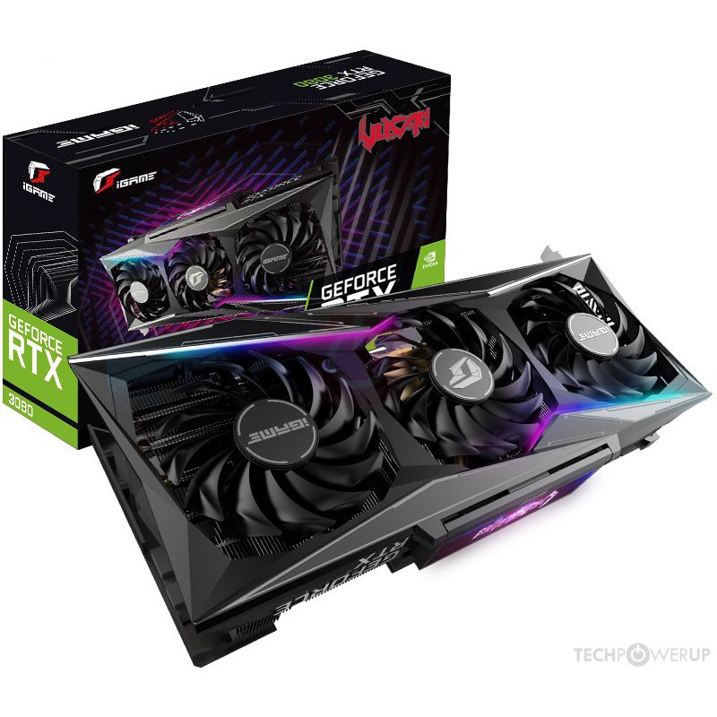 Vga ColorFul RTX 3080 Vulcan 12G - Vga Geforce RTX 3080 Vulcan 12G - Vga iGame RTX 3080 Vulcan 12GB