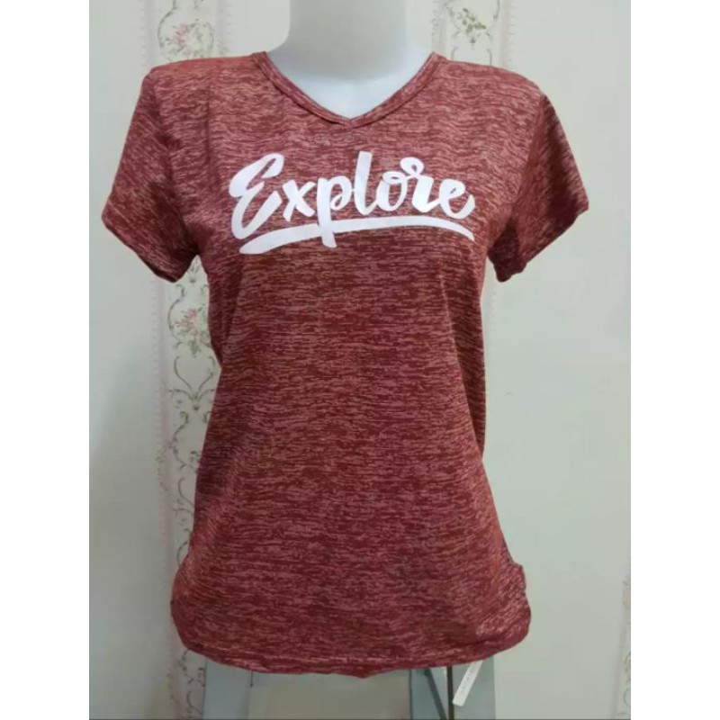 Kaos wanita Explore SR