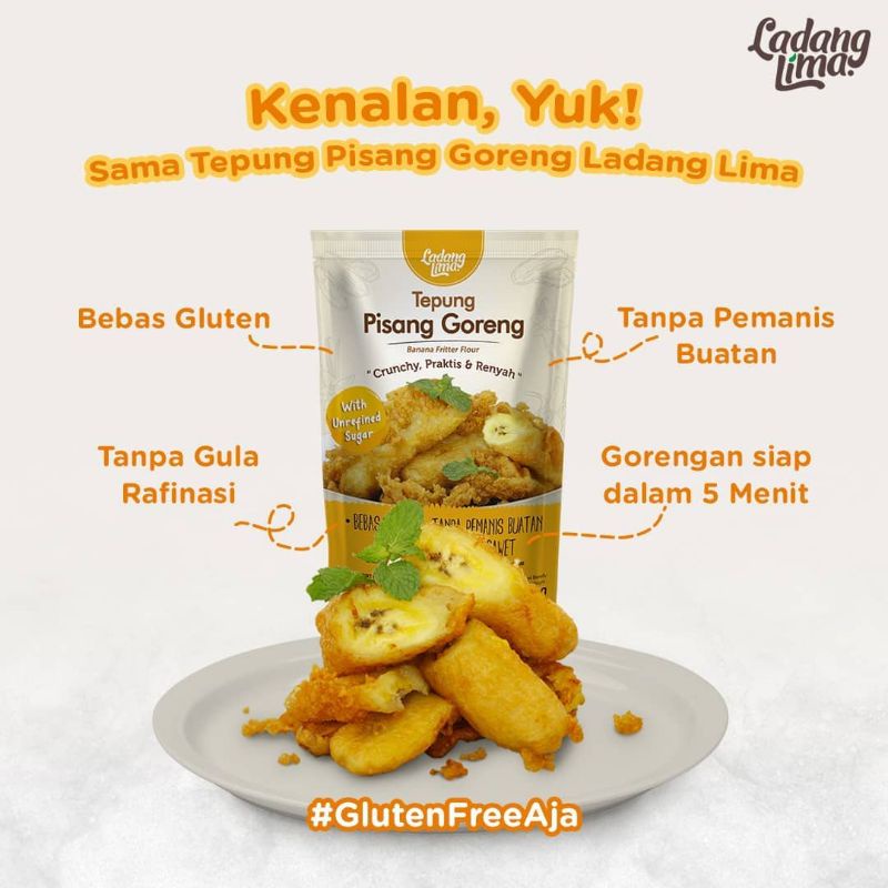 

ladang lima tepung pisang goreng gluten free 200gr