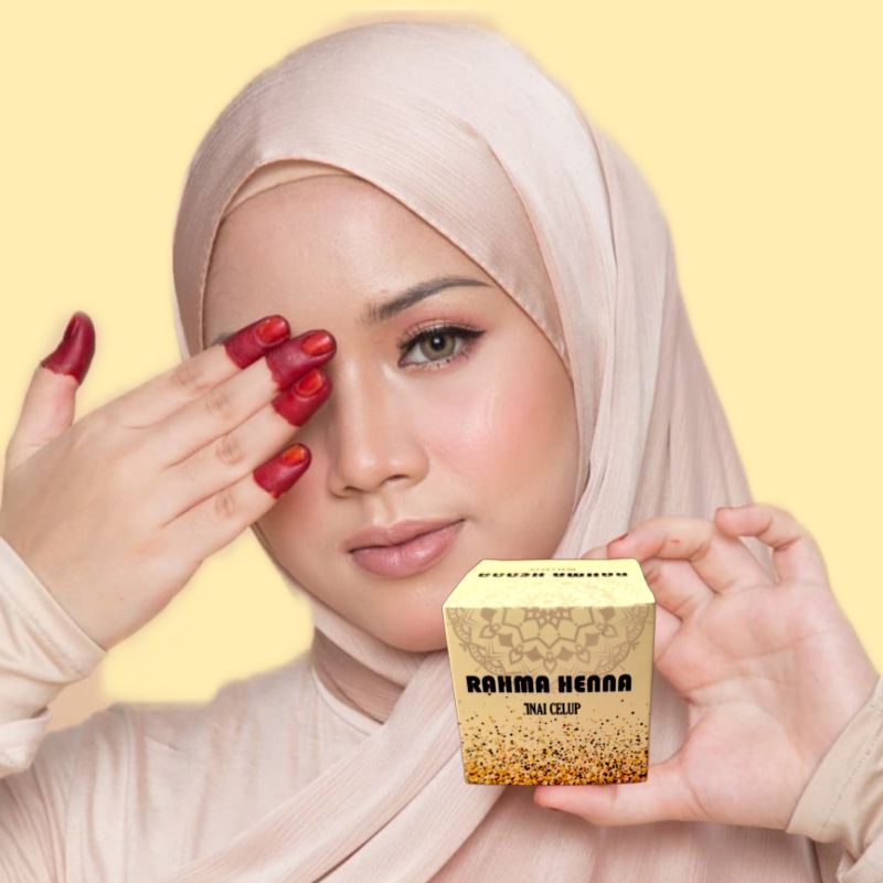 HENNA CELUP / INAI CELUP HALAL SAH UNTUK SHOLAT (BESAR 50ML)