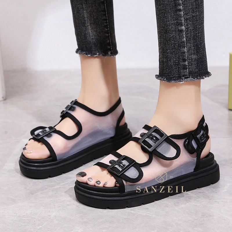 SSZ0010 Sandal Slop Wanita Fashion Import Sanzeil Starppy Ready Jakarta Bisa COD (With Box)