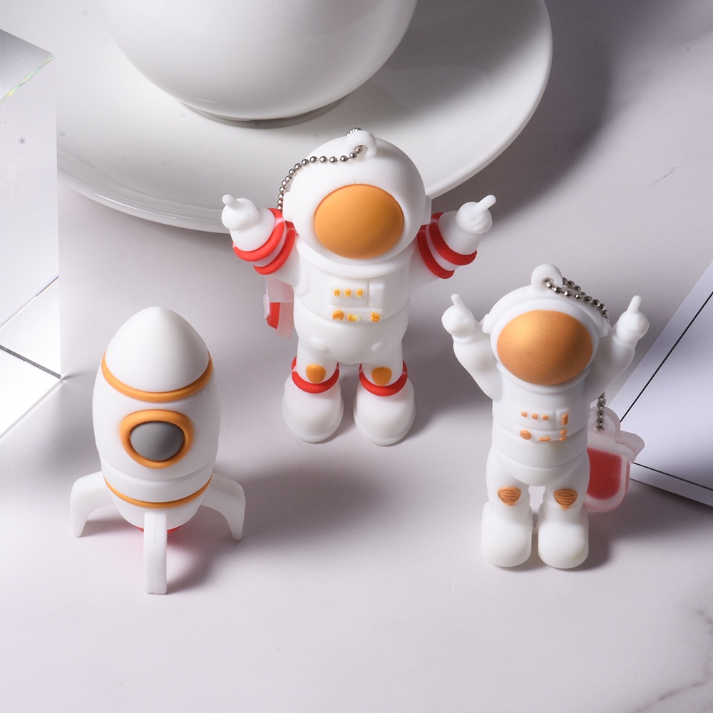 Flash Disk USB 2.0 Model Astronot Kartun Kapasitas 1TB