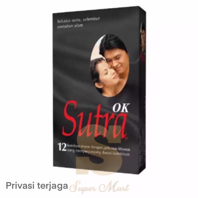 KONDOM SUTRA HITAM isi 12 / SUTRA OK isi 12