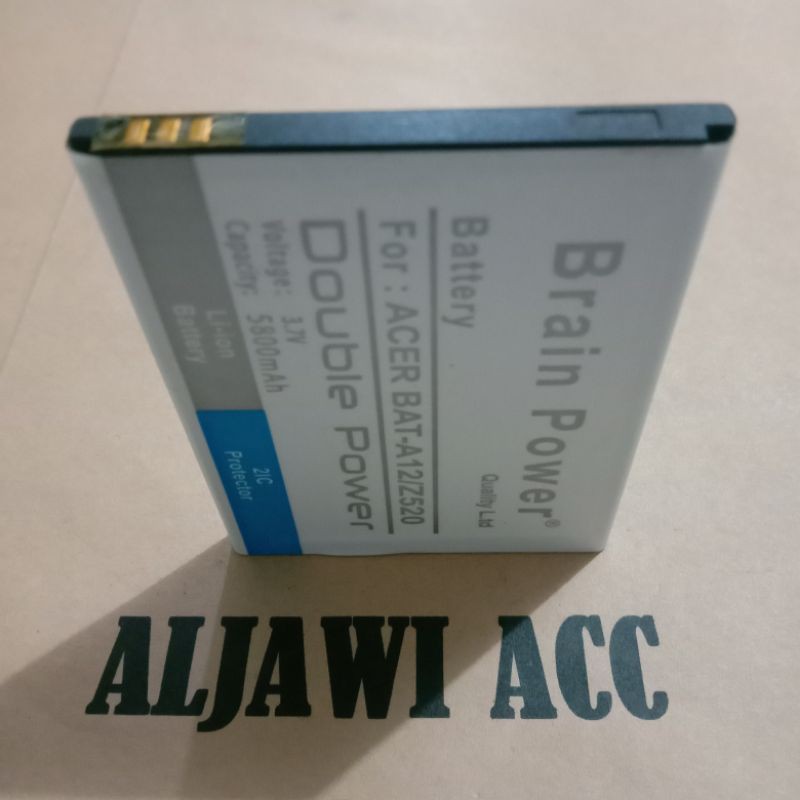 Baterai Batre Battery Acer Z520 /A12/Z120/BAT-A12 Double Power Battery