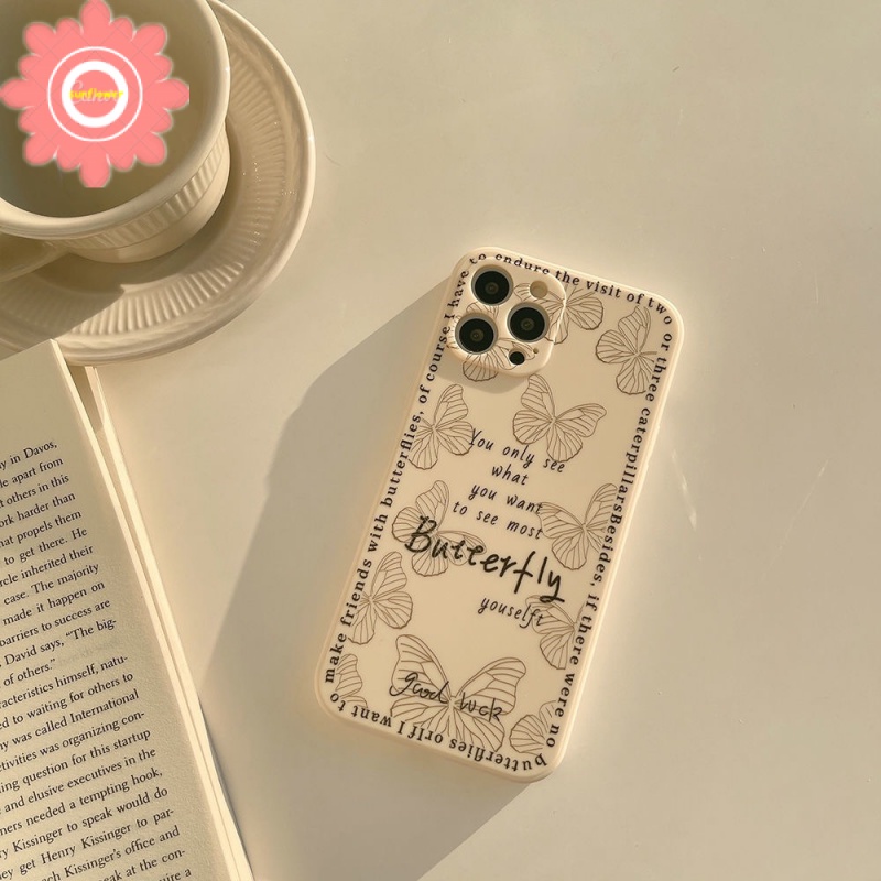 Butterfly Cute Case for Iphone Xr 7 8 6 6S Plus X Xs Max Iphone 13 12 11 Pro Max Soft TPU Back Cover