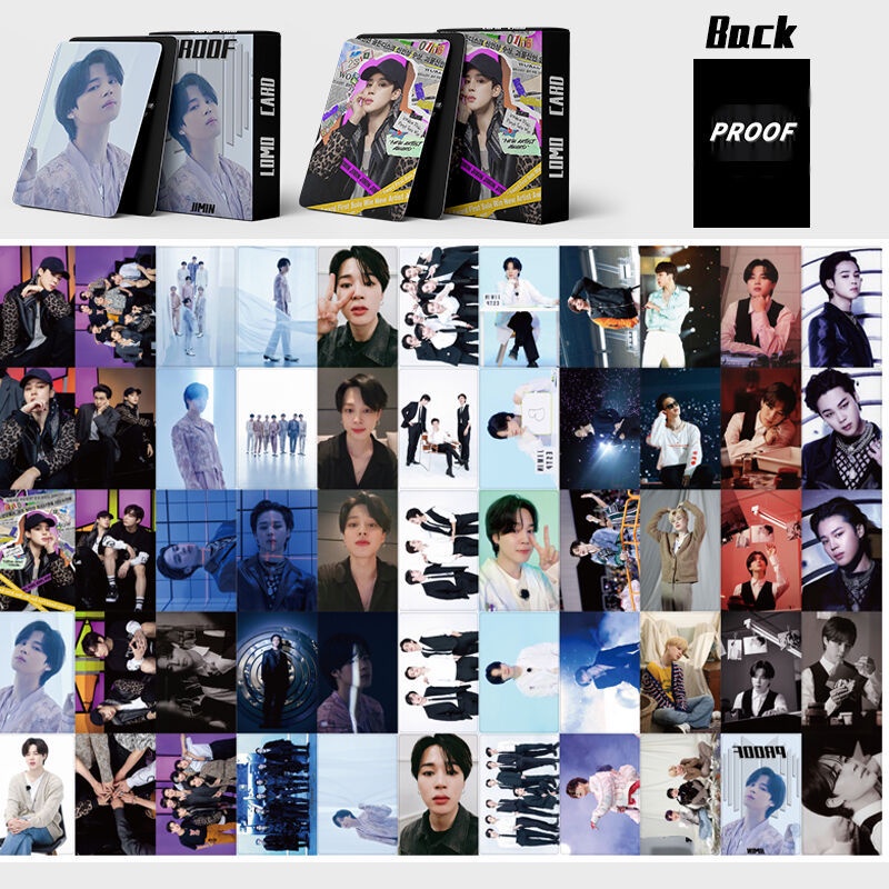 55pcs / Set Kartu Lomo Foto Kpop BTS Album Proof