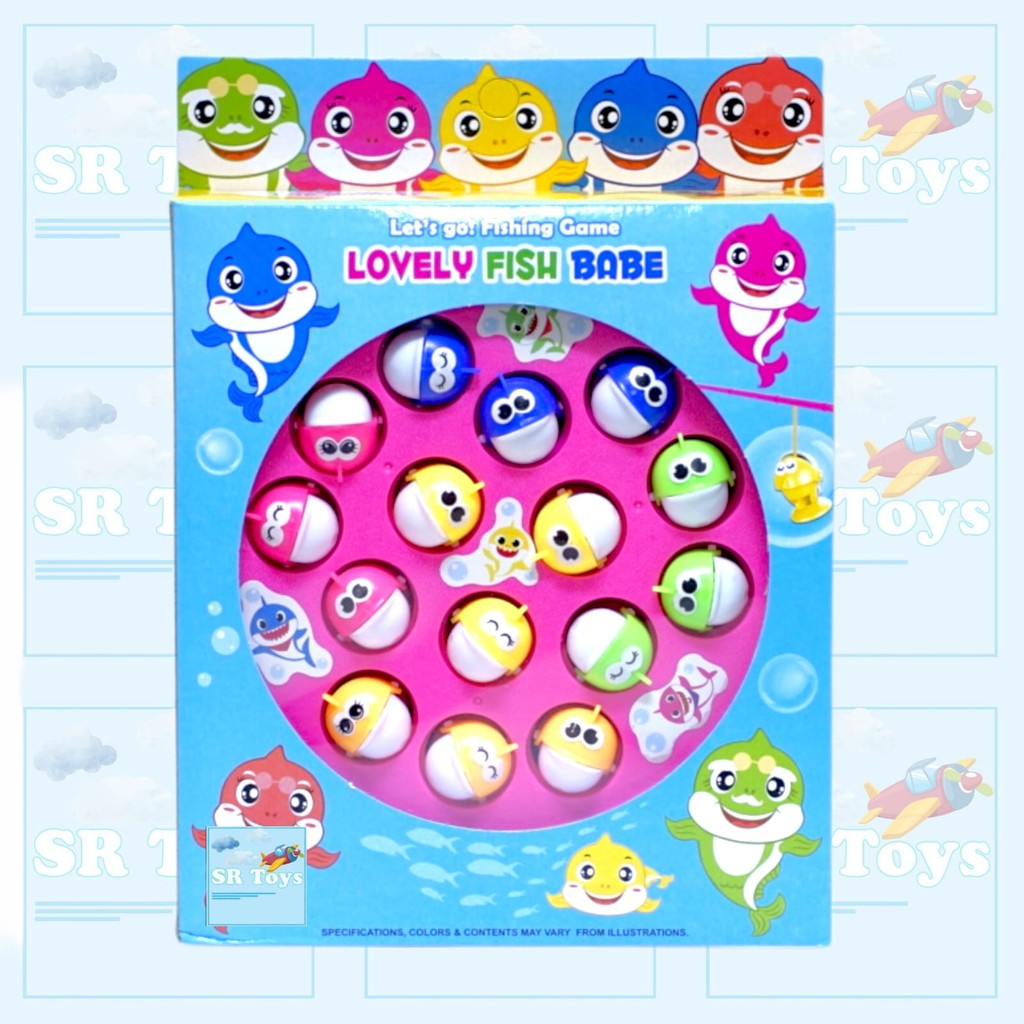 Mainan Pancingan Pancing Fishing Game Baby Shark BISA COD