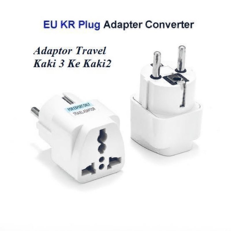 Steaker  Converter Charger Kaki 3 tiga ke kaki 2 Xiaomi IP