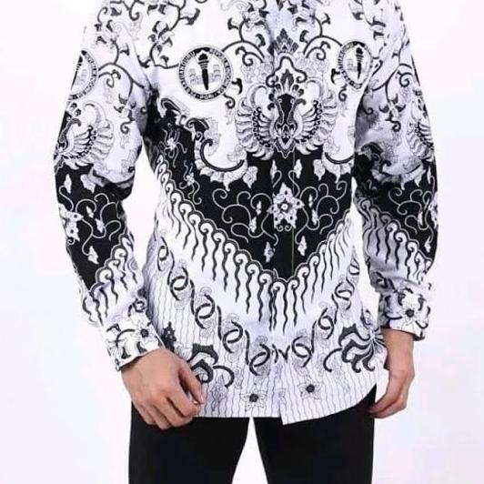 Batik PGRI guru panjang pria