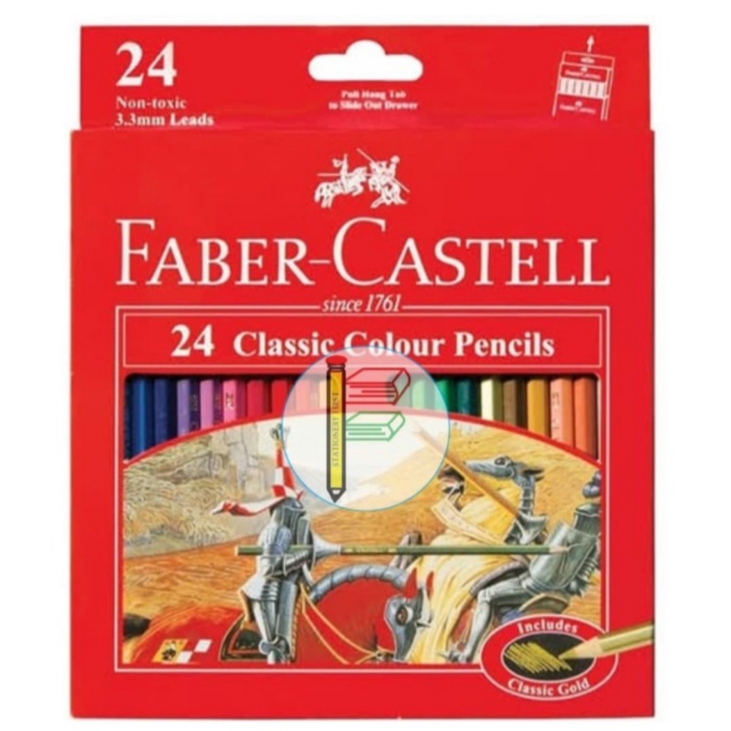 

PENSIL WARNA FABER CASTELL 24 WARNA CLASSIC