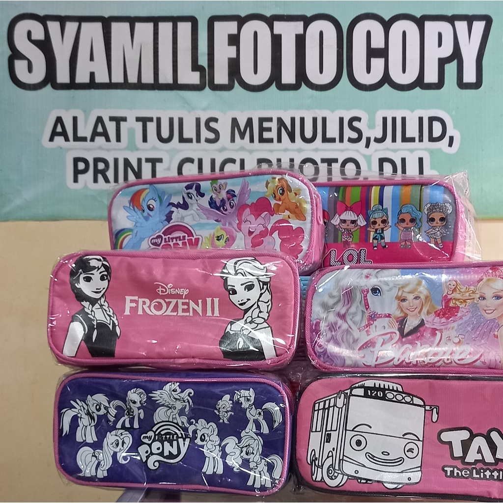 

Kotak Pensil Kain 1 Resleting / Tempat Pensil / Tepak Pensil / Boks Pensil / Box Pen Lucu Menarik