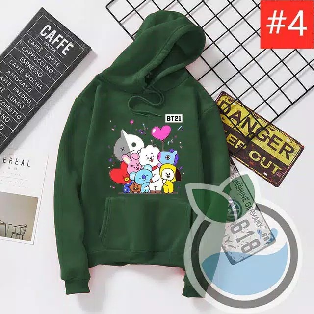 BT 21 SWEATER HOODIE UNICORN ANAK/ SWEATER HOODIE ANAK ( Pria &amp; Wanita )