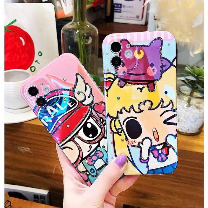 Silikon PREMIUM cover kamera Sailor Moon Chan Arale Iphone 7 8 SE 7+ 8+ X Xs Xr 11 12 Pro Max FH06