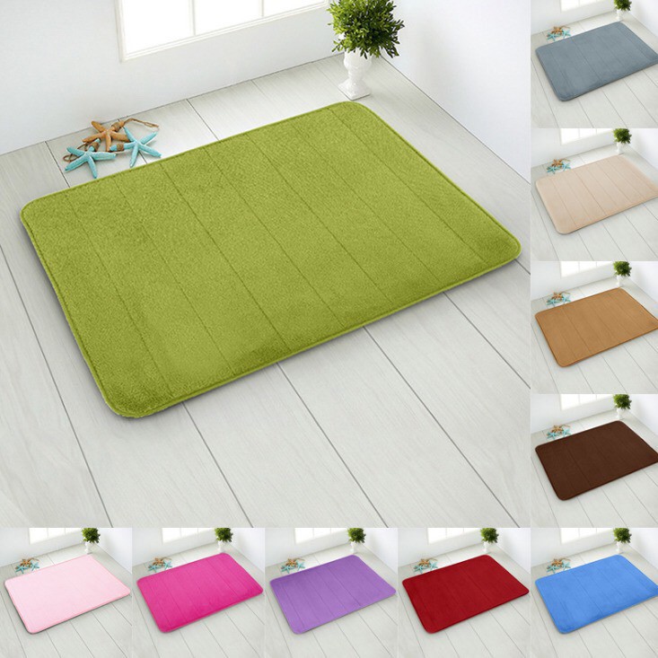 KESET KAKI MEMORY FOAM ANTI SLIP DOORMAT DOOR MAT 40 x 60 cm MENYERAP AIR KAMAR MANDI TIDUR