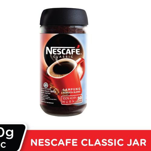 

TERLARIS DAN TERMURAH!! Nescafe Classic Kopi Instant Kopi Hitam 100gr Jar 597