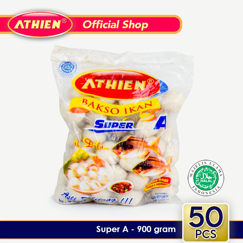 

Athien - Bakso Ikan Super A Asli Belitung / 900 gram