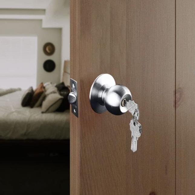 ➮ NOBLEZA NKB-587 Kunci Bulat Handle Gagang Pintu Kamar Mandi Silinder ✫