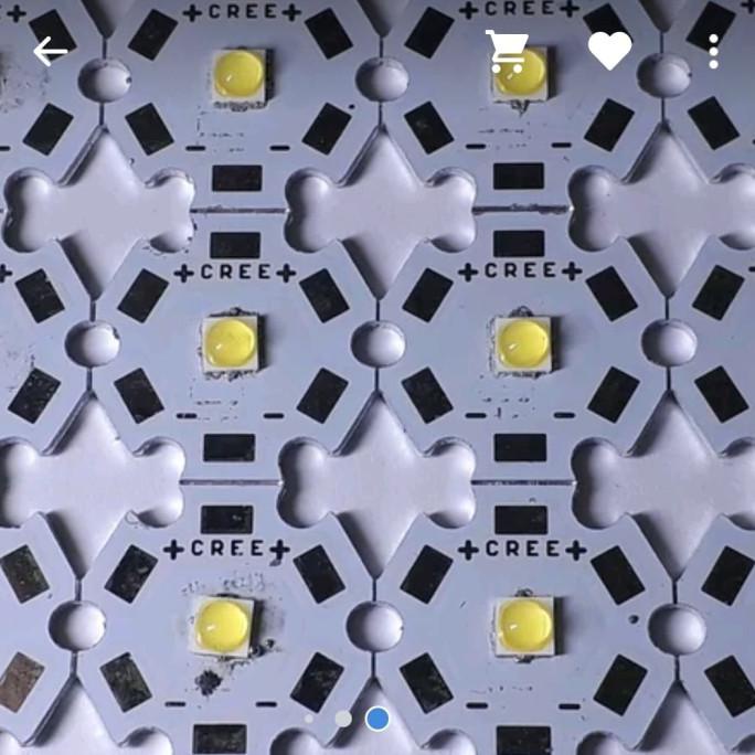 Dijual Emitter Led Cree 10 Watt Osram Quality Warna Putih Diameter Plat 20Mm Terbatas