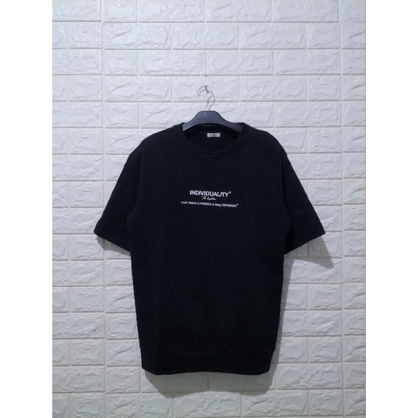 CREWNECK POLHAM LENGAN PENDEK SECOND ORIGINAL