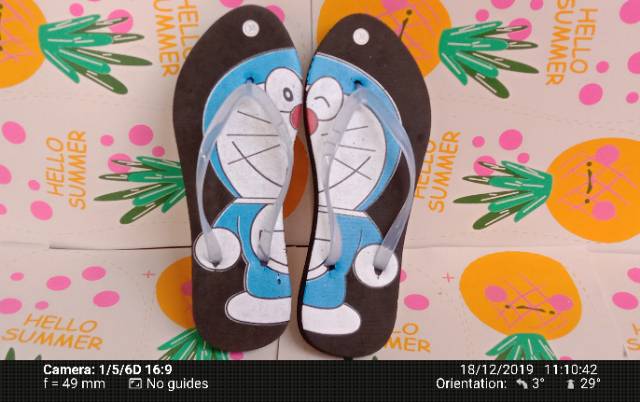 sandal doraemon sandal jepit wanita sandal spon sendal tali jelly