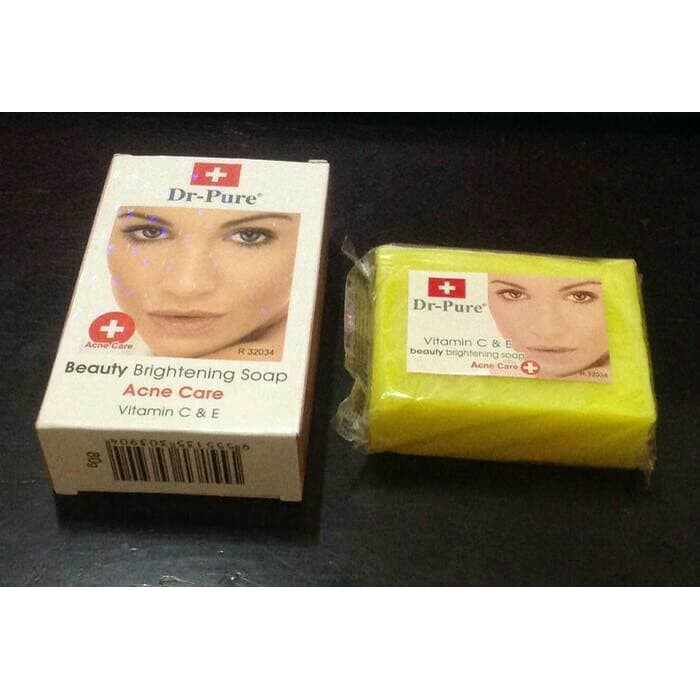 Dr Pure Sabun Anti Jerawat 80 gram Acne Care Soap Kuning Sabun Jerawat