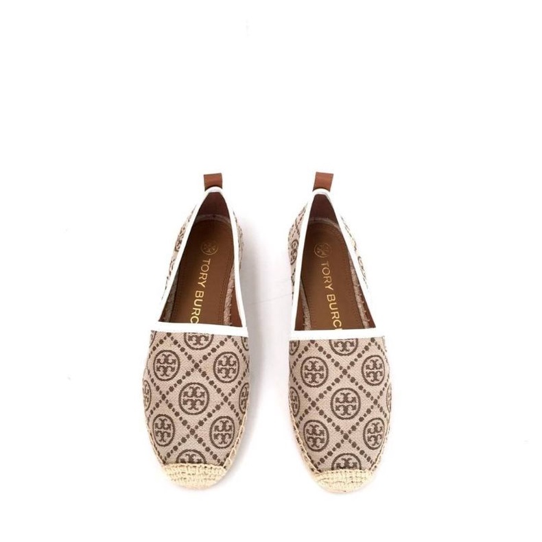 sepatu wanita Tory burch T monogram Espadrille