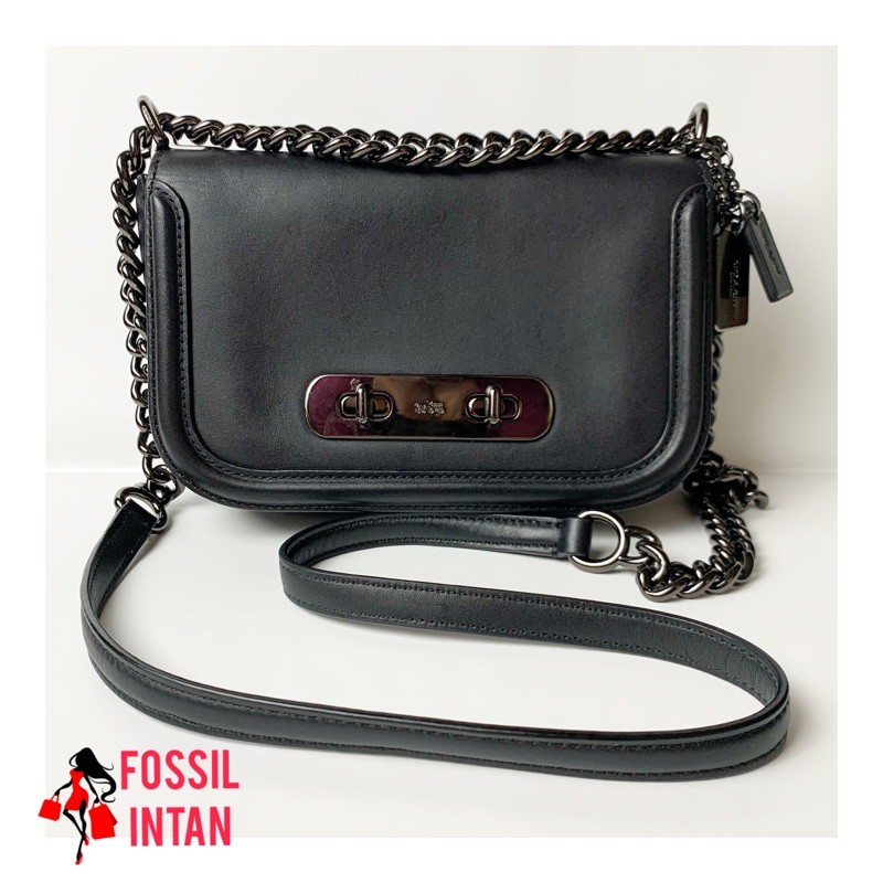 Coach Swagger Crossbody Black size 20