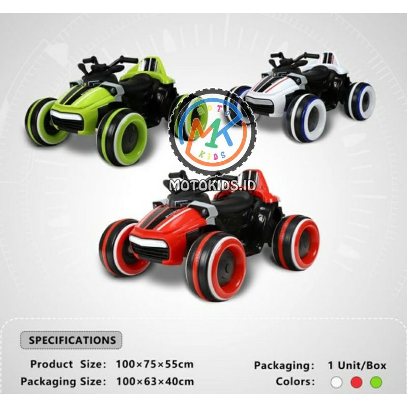 Mainan Anak Mobil Aki Anak ATV Mainan Wheel light PM 7607