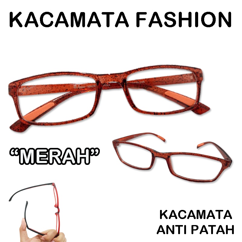 Termurah Kacamata Lentur fashion anti patah lensa normal kaca mata gaya kacamata Design Korea