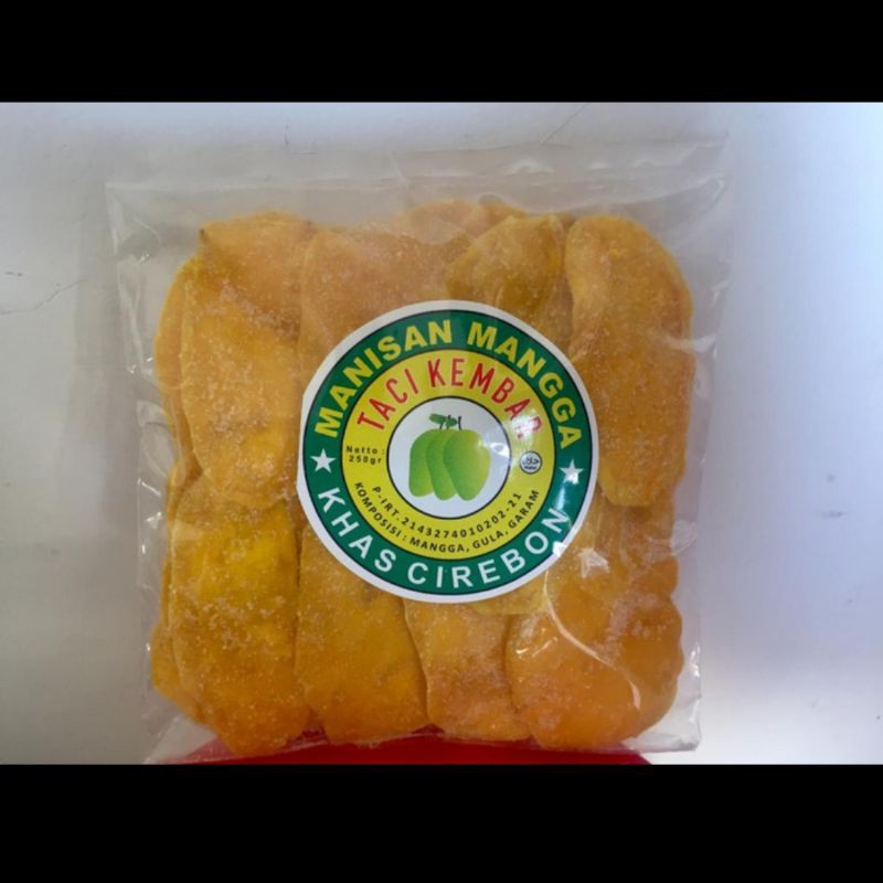 

Manisan Mangga Lebar Taci Kembar 250 gram