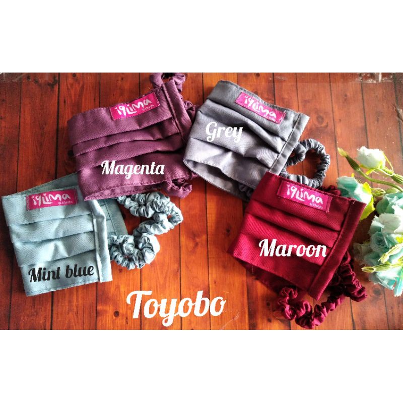 MASKER HIJAB TALI KERUT