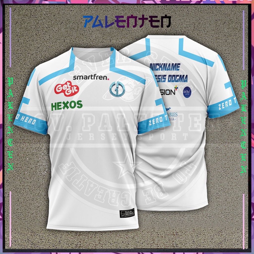 [RAYHAZ] - BAJU JERSEY GAME GENESIS DOGMA//JERSEY GAME FULL PRINTING FREE COSTUM & NAMA