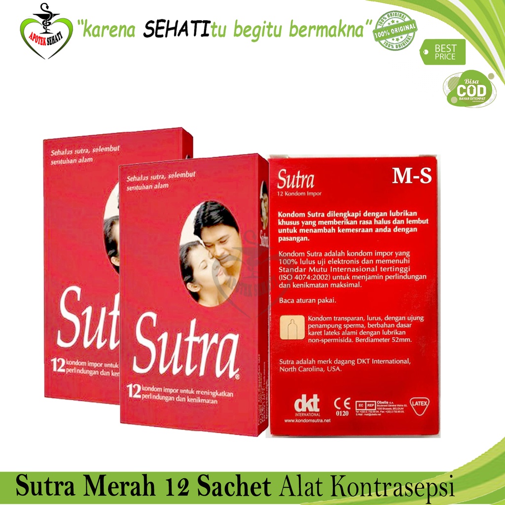 SUTRA MERAH ISI 12 PCS ALAT KONTRASEPSI PRIVASI DIJAMIN AMAN