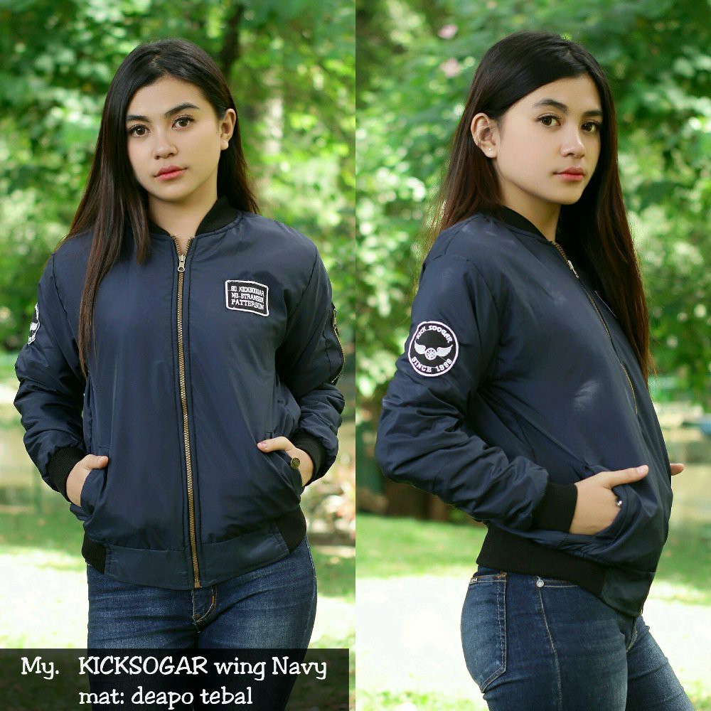 BARU Jaket Bomber Kicksoogar Bomber Kicksoogar Bomber Kicksoogar Wanita