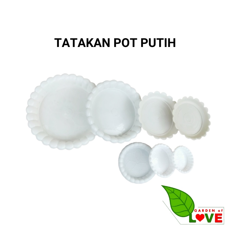 Tatakan Pot Alas Mawar 10 12 15 25 30 Cm Putih Hitam Hijau Kuning Alas Tawon 10 12 15 18 21 24 27 30