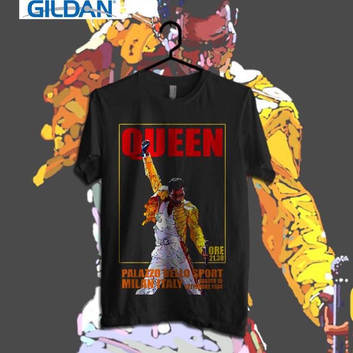 Queen - Milan Italy Kaos Band Original Gildan S6065