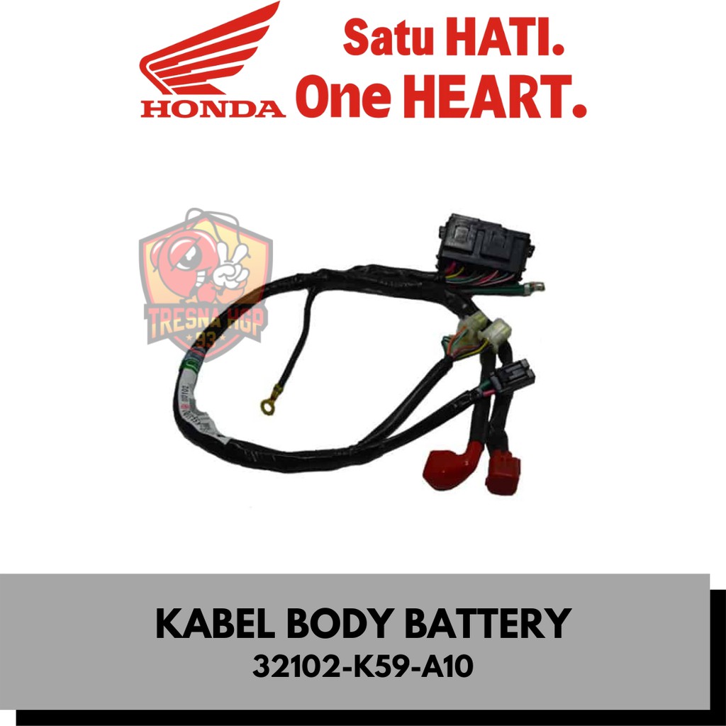 32102-K59-A10 KABEL BODY BATTERY VARIO ESP 150 ORIGINAL | SUB HARNESS BATTERY 32102K59A10