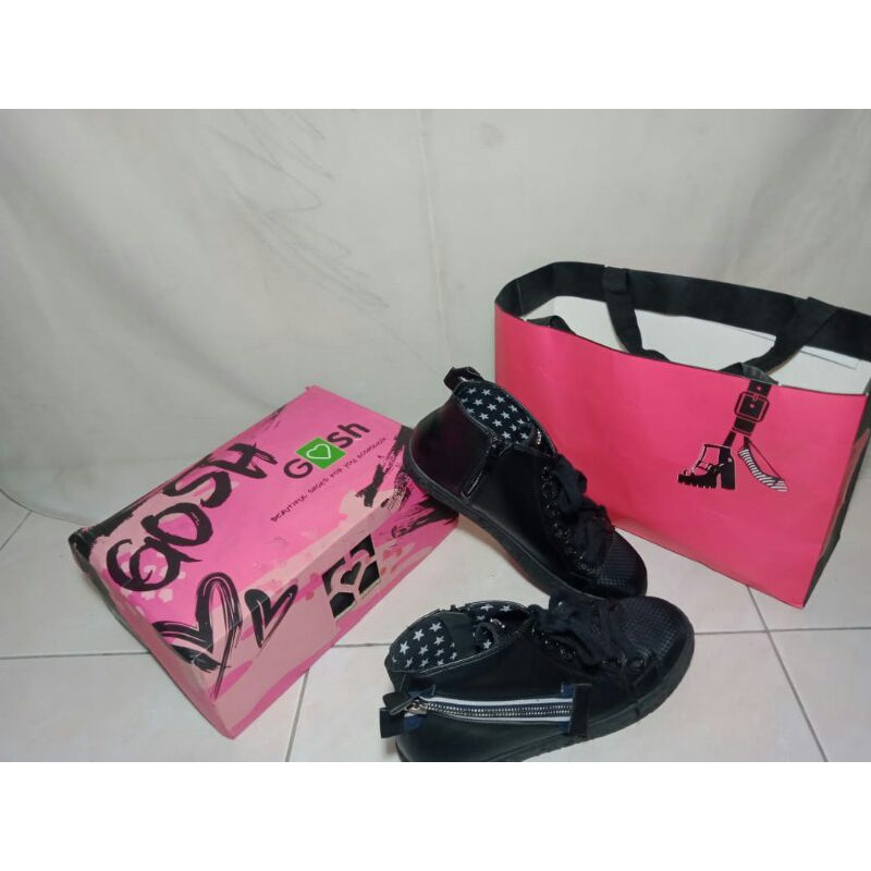 preloved sepatu boots gosh (belum dipakai) ukuran 38