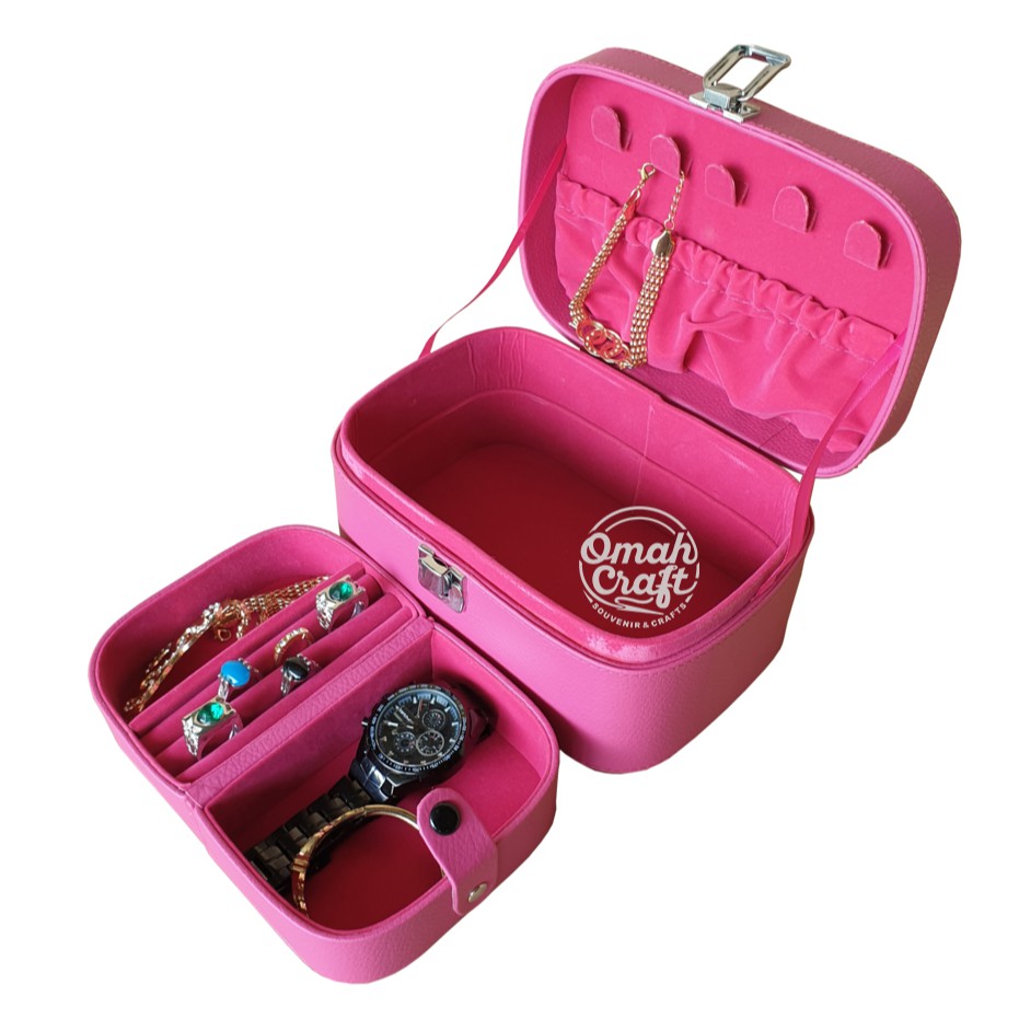 MAGENTA Jewelry Box and Accesories Kotak penyimpanan Emas Perhiasan Kalung Gelang