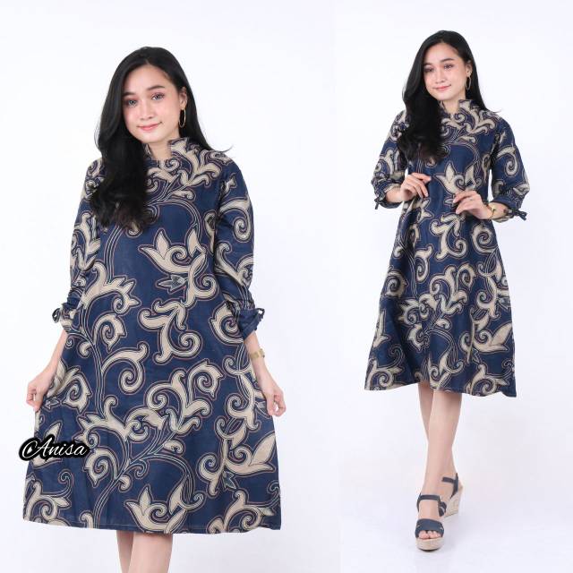 TUNIK BATIK KEMBANG ,ATASAN BATIK