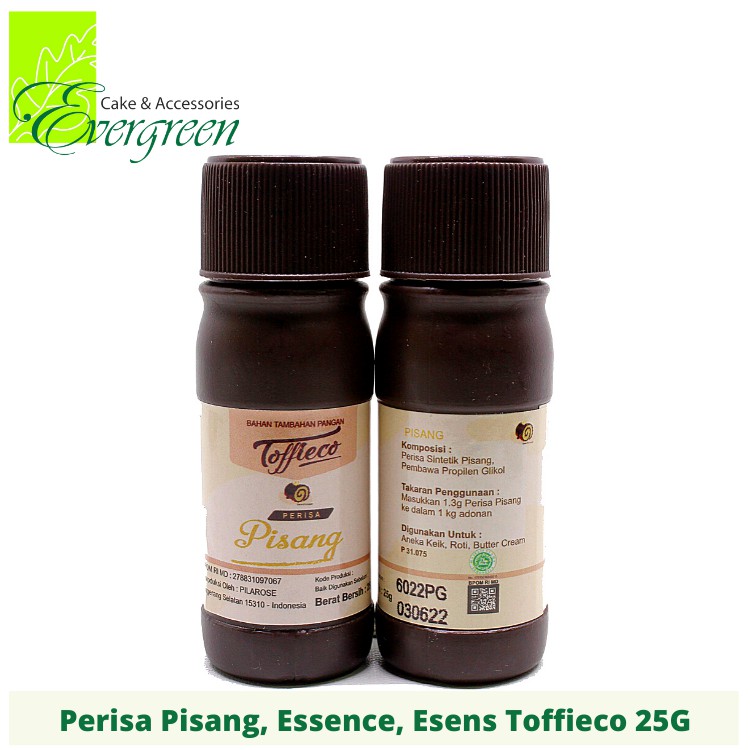 

Perisa Pisang, Essence, Esens Toffieco 25g